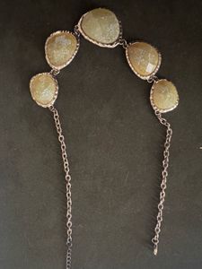 Golden Olive Statement Necklace
