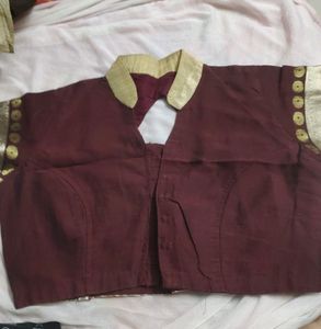 Maroon Like Cotton Saree