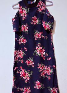 Floral Cold Shoulder Dress