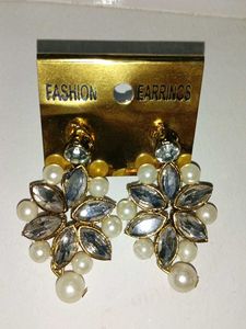 Elegant Floral Kundan Jewellery Set
