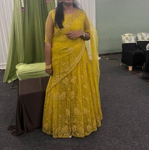Beautiful Yellow Lehenga Choli/Haldi w