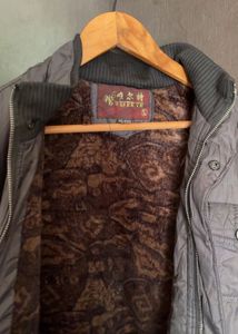 Men's Grey Padded Jacket