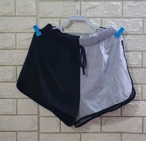 SHEIN Curve 0XL Colorblock Shorts