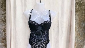 I. Black Lace Bodysuit