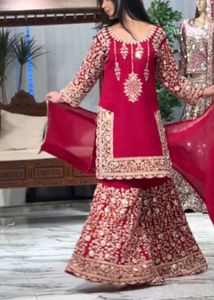 New Designer Party Wear Suit Palazzo Pair