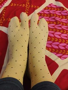Cute Polka Dot Tabi Socks