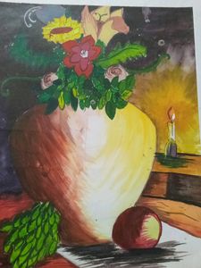 Hand Drawing Watercolor Picture