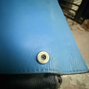 Coach Blue &amp; Gray Monogram Crossbody Bag