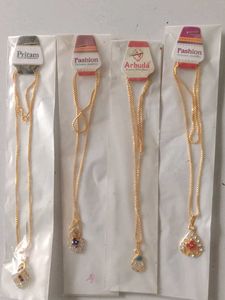 Set of 4 Gold-Plated Necklaces