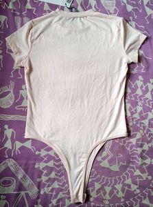 Light Pink Crew Neck Bodysuit