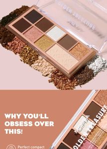 MOIRA - Golden Treasure Pressed Pigment Palette