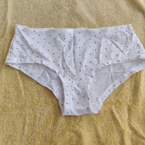 White Polka Dot Briefs