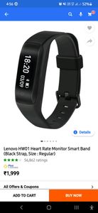 Lenovo fitness band watch
