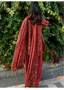 Floral Print Kurta Set with Pants &amp; Dupatta