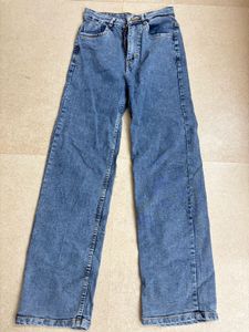 Denim blue jeans