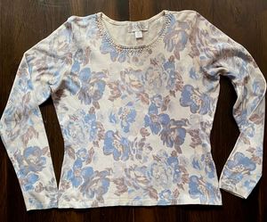 Floral Print Long Sleeve Top