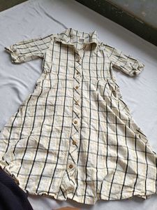 Chic Plaid Button-Up Midi Dress