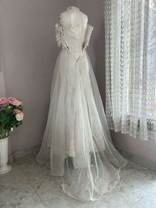 Elegant Bridal Gown with Lace
