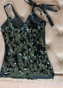 NEW IN ! Sparkly Sequin Halter Top