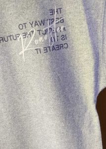 Gray Graphic Print Tee