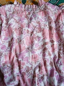 Floral Print Top (L)