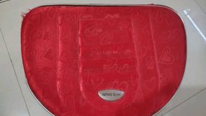 Red Textured venety beg