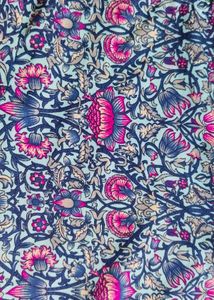 Boho Floral Print A line long Dress