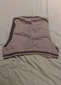 Zara Basic Embroidered Vest