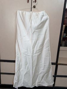 Satin A-Line Skirt