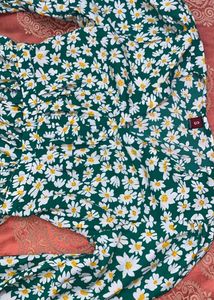 Green Floral Maxi Dress