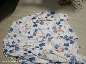 Floral Print Button-Up Shirt