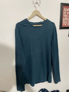 H&M Teal Long Sleeve T-Shirt