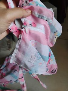 Cute Floral Striped Dress
