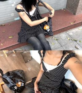 y2k Polka Dot Mini Dress