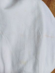 cotton white kurthi with peacock embroidery design