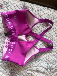 Cross-Back Sports Bra for Support