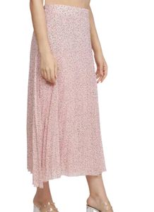 Pink Floral Skirt