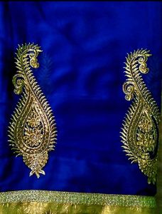 Synthetic Saree With Blouse