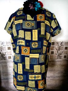 🔥MEGA SALE OFFER 🔥 Patchwork Print Tunic Top