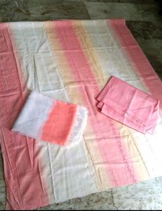 3Piece chikankari soft cotton suit ( unstitched)