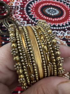 2 Gorgeous Gold Bangle Set