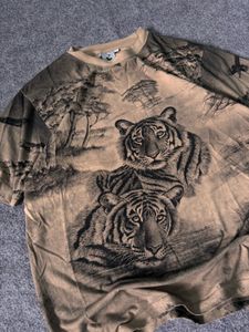 Vintage Tiger Print T-Shirt
