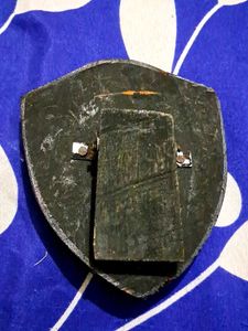 Vintage Wooden Shield Plaque