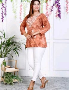 Elegant Embroidered Kurta top