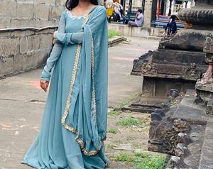 Anarkali long sleeve dress ❤️