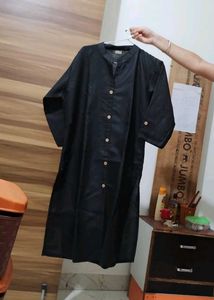 Elegant XXL Black Kurta