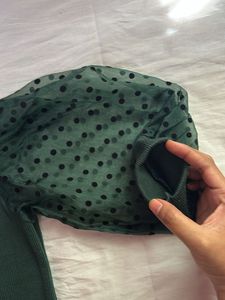 Price Drop ‼️Chic Green Turtle Neck Top
