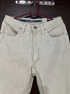 Colleseum Courdroy White pants