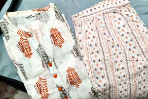 MAX Women Kurta Set Cotton XXL