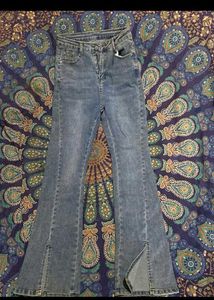 High Waisted Bell Bottom Jeans
